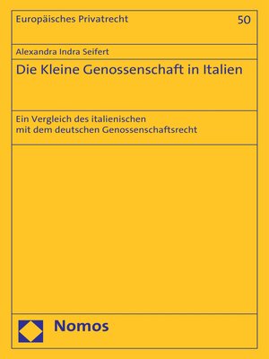 cover image of Die Kleine Genossenschaft in Italien